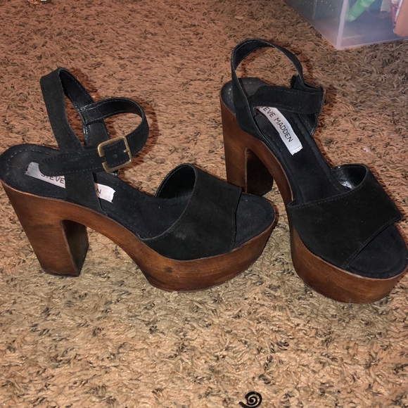 steve madden chunky heels